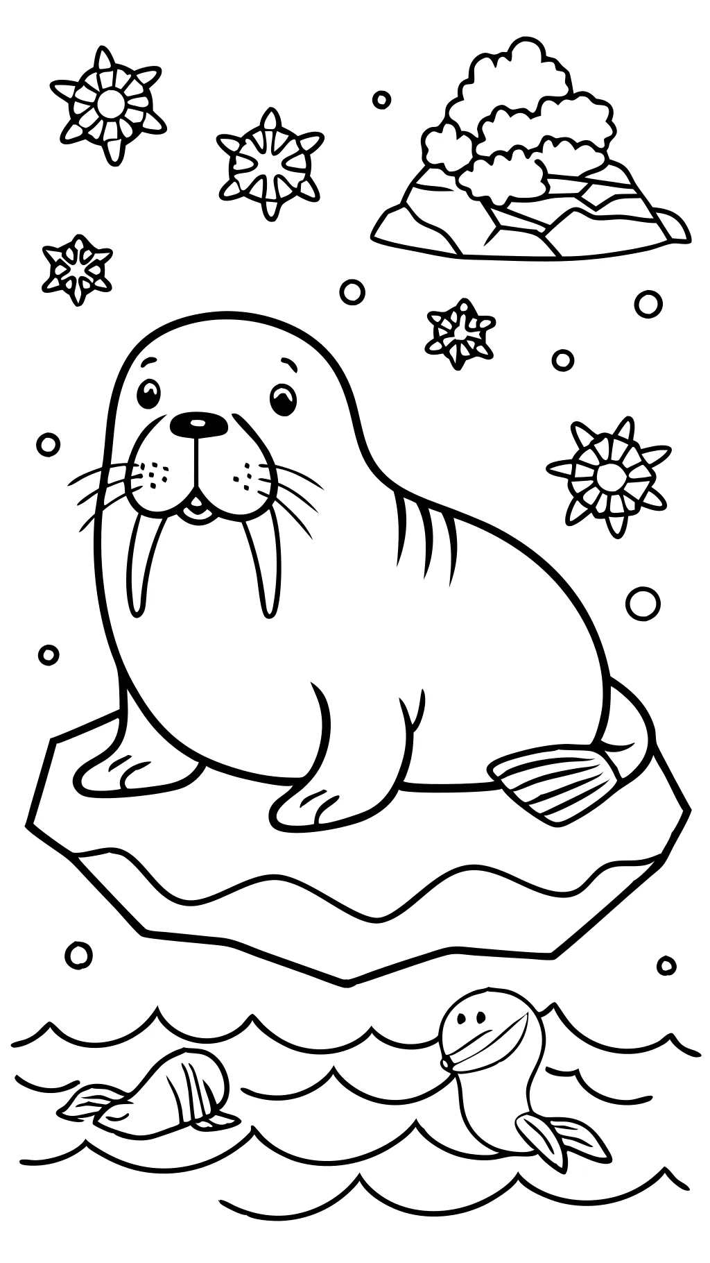 walrus coloring pages